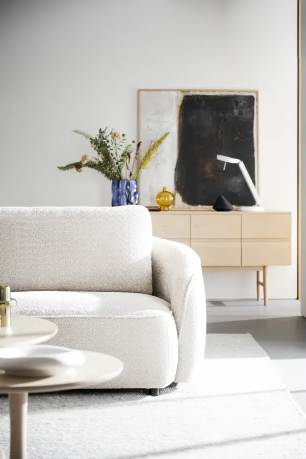 ROWICO Norris 3 pers. sofa - lys beige stof