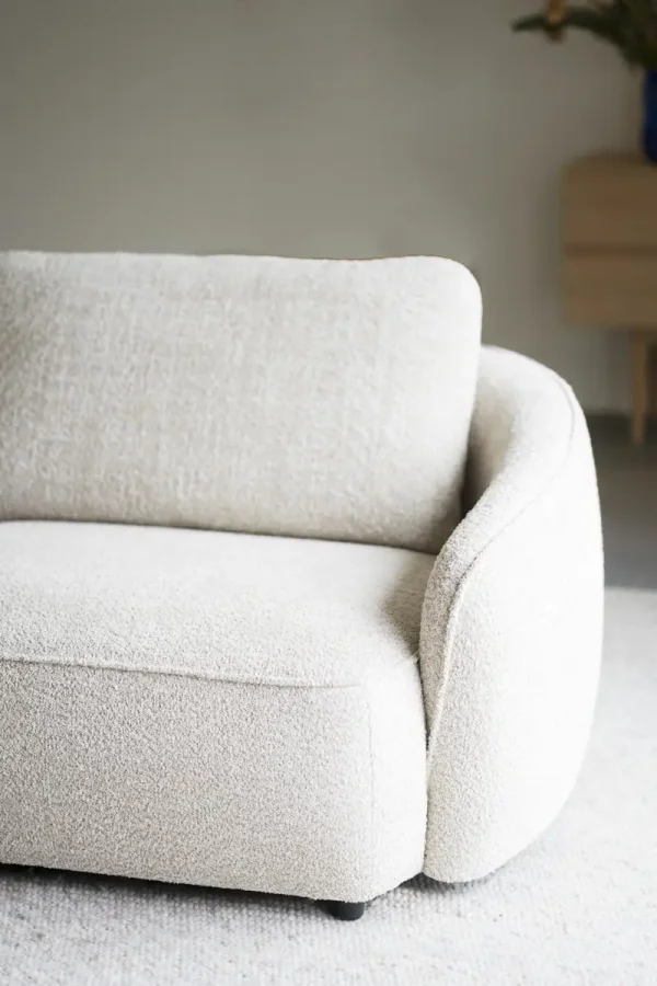 ROWICO Norris 3 pers. sofa - lys beige stof