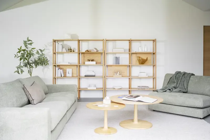 ROWICO Hobart sofabord, rund - natur eg (90)