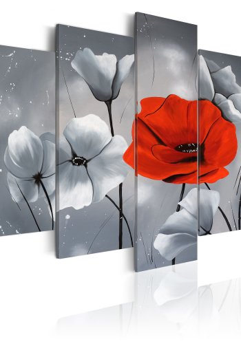 ARTGEIST Entydighed - Billede med blomster trykt p lrred - Flere strrelser