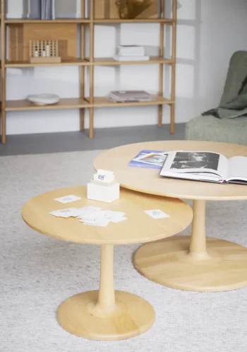 ROWICO Hobart sofabord, rund - natur eg (60)
