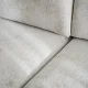ROWICO Braden 3 pers. sofa - lys beige stof og natur egetr