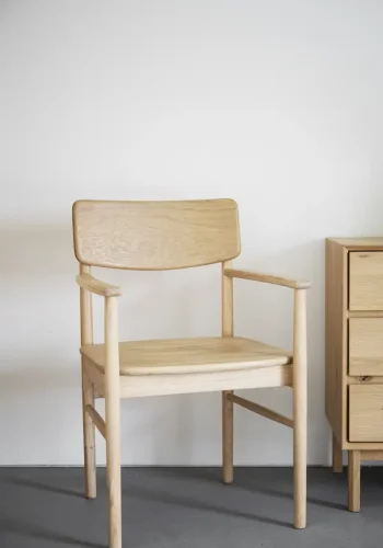 ROWICO Maidstone spisebordsstol, m. armln - natur eg