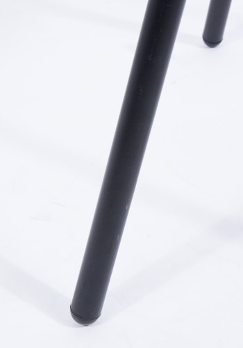 ZUIVER OAK bakkebord, rund - natur egetr og sort stl (46.5)