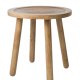 ZUIVER Dendron sidebord S, rund - brun mangotr (43)