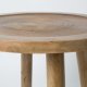 ZUIVER Dendron sidebord S, rund - brun mangotr (43)