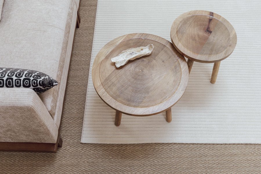 ZUIVER Dendron sidebord S, rund - brun mangotr (43)