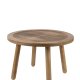 ZUIVER Dendron sidebord L, rund - brun mangotr (60)