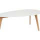 WHITE LABEL LIVING Drop sidebord - hvid og natur tr (st af 2)
