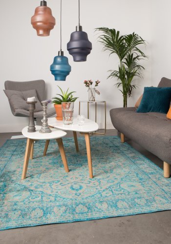 WHITE LABEL LIVING Drop sidebord - hvid og natur tr (st af 2)