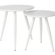 WHITE LABEL LIVING Daven sidebord - hvid tr (st med 2)