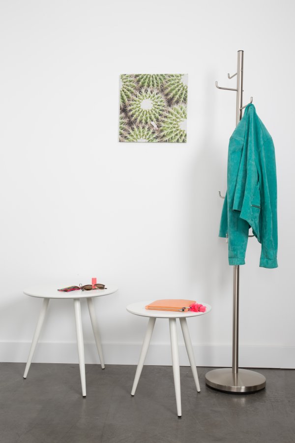 WHITE LABEL LIVING Daven sidebord - hvid tr (st med 2)