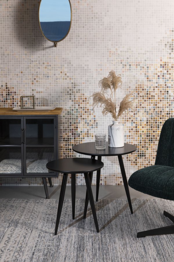 WHITE LABEL LIVING Daven sidebord - sort metal (st med 2)