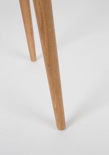 ZUIVER Barbier konsolbord, m. 2 skydelger - natur askefinér og asketr (120x35)