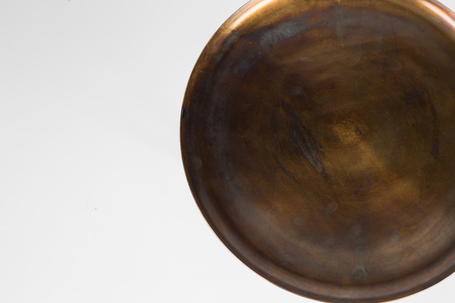 WHITE LABEL LIVING Frost sidebord, rund - kobber metal (39)