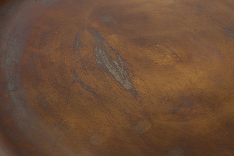 WHITE LABEL LIVING Frost sidebord, rund - kobber metal (39)