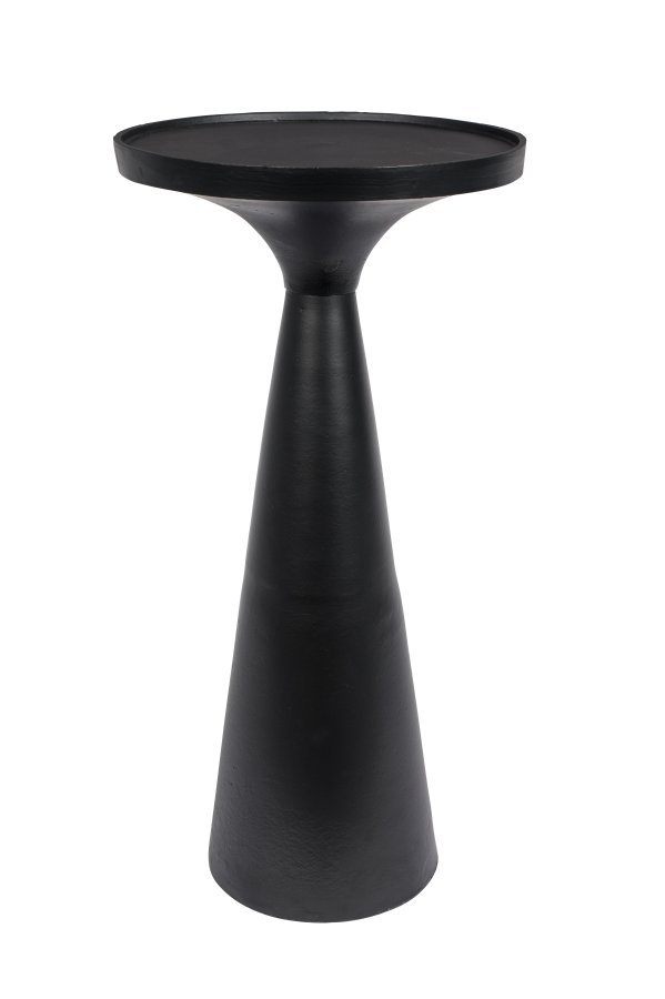 ZUIVER Floss sidebord, rund - sort aluminium (28)