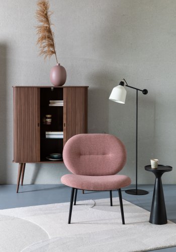 ZUIVER Floss sidebord, rund - sort aluminium (28)