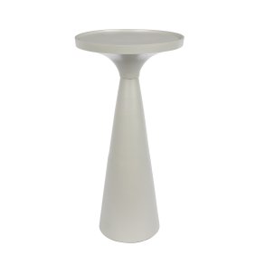 ZUIVER Floss sidebord, rund - gr aluminium (28)