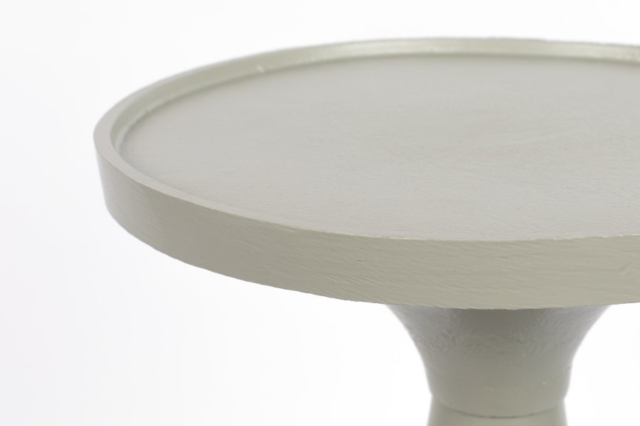 ZUIVER Floss sidebord, rund - gr aluminium (28)