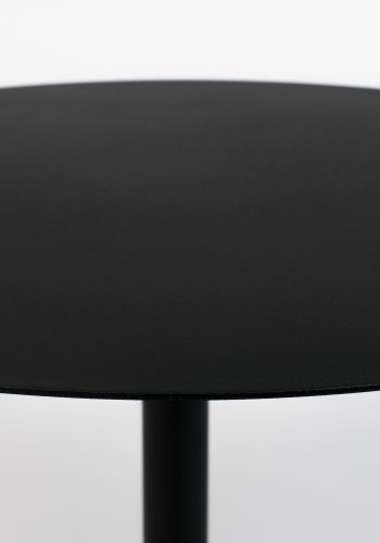 ZUIVER Snow sidebord M, rund - sort stl (60)