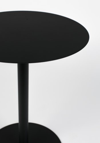 ZUIVER Snow sidebord S, rund - sort stl (35)