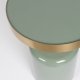 ZUIVER Glam sidebord, rund - guld stl og grn emalje jern (36)