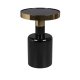ZUIVER Glam sidebord, rund - guld stl ogsort emalje jern (36)