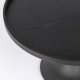 ZUIVER Jason sofabord, rund - sort egetrsfinér og stl (69)