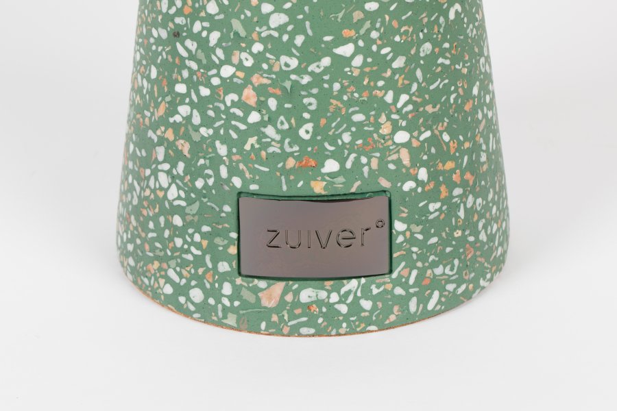 ZUIVER Victoria sidebord, rund - grn terrazzo (41)