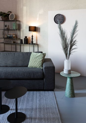 ZUIVER Victoria sidebord, rund - grn terrazzo (41)