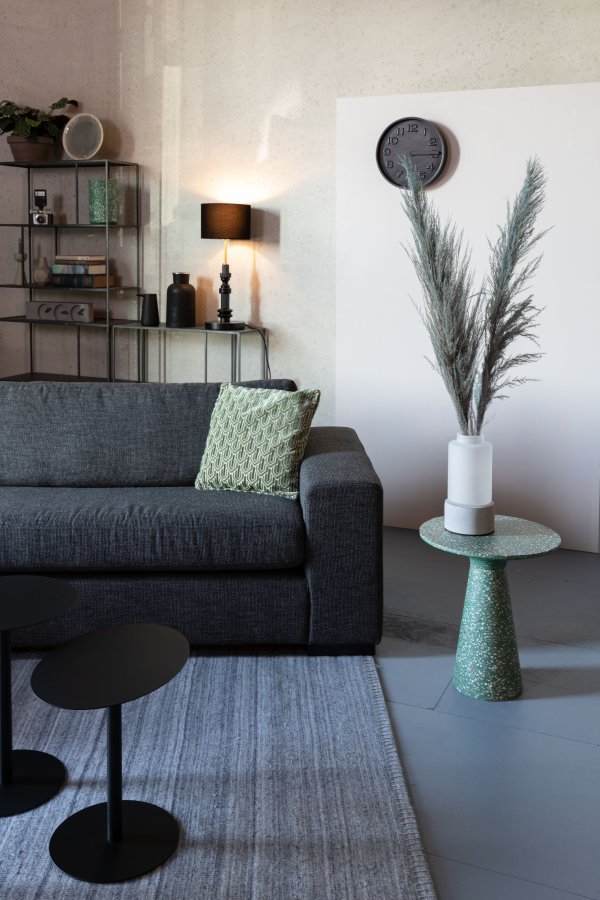 ZUIVER Victoria sidebord, rund - grn terrazzo (41)