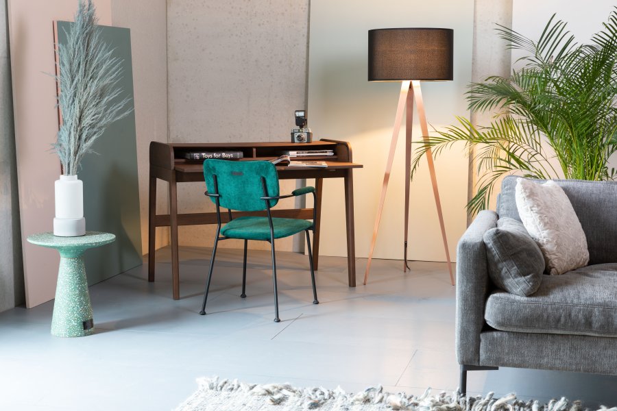 ZUIVER Victoria sidebord, rund - grn terrazzo (41)