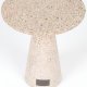 ZUIVER Victoria sidebord, rund - lyserd terrazzo (41)