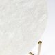 WHITE LABEL LIVING Timpa sofabord, rund - hvid marmor og guld metal (70)