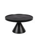 ZUIVER Floss sofabord, rund - sort aluminium (60)