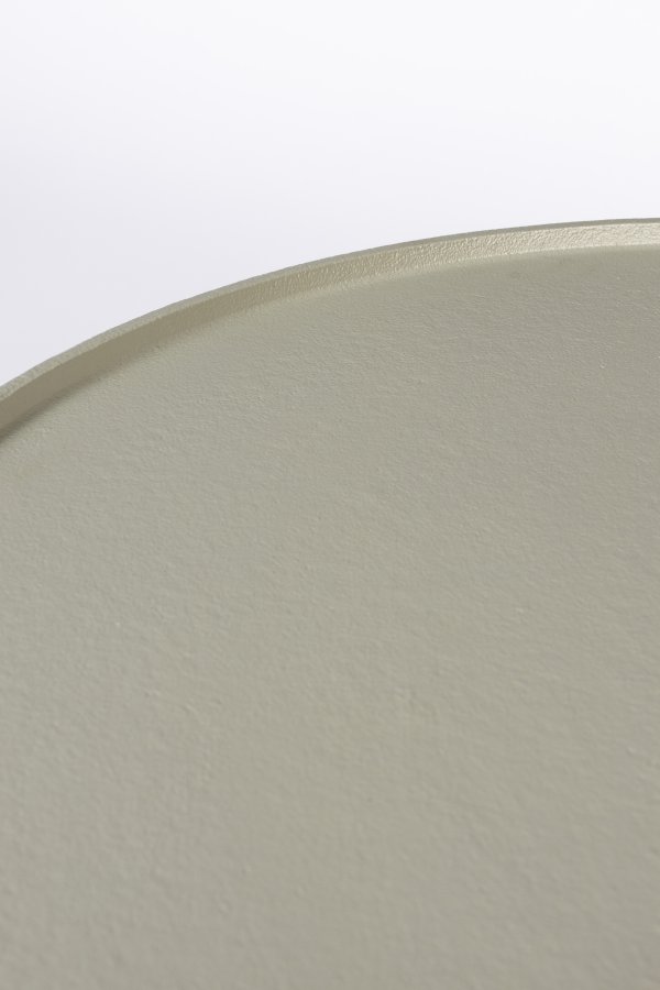 ZUIVER Floss sofabord, rund - gr aluminium (60)