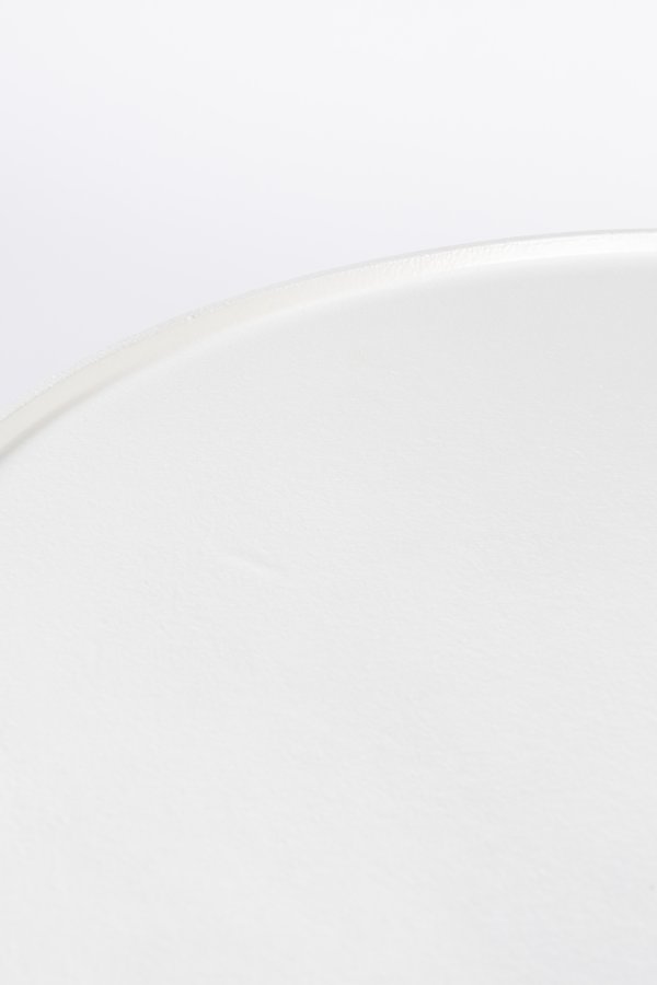 ZUIVER Floss sofabord, rund - hvid aluminium (60)