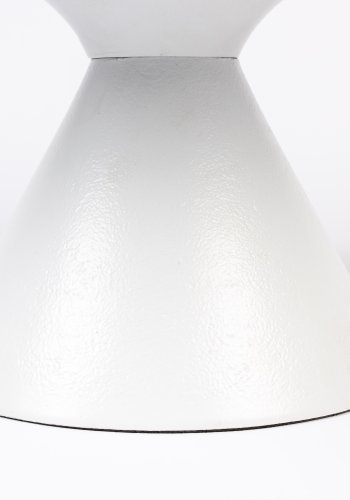 ZUIVER Floss sofabord, rund - hvid aluminium (60)