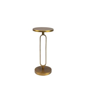 DUTCHBONE Sandook sidebord, rund - guld aluminium (52)