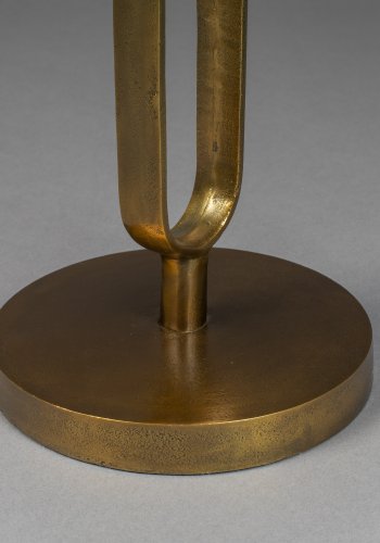 DUTCHBONE Sandook sidebord, rund - guld aluminium (52)