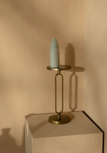 DUTCHBONE Sandook sidebord, rund - guld aluminium (52)