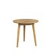 WHITE LABEL LIVING Fabio sidebord, rund - natur egefinér og egetr (50)