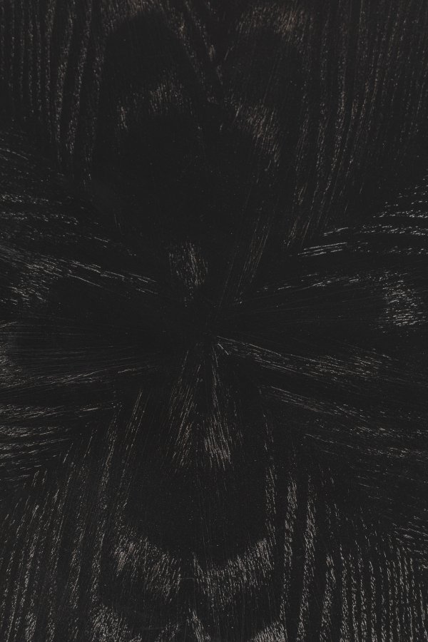 WHITE LABEL LIVING Fabio sidebord, rund - sort egefinér og egetr (50)