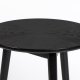 WHITE LABEL LIVING Fabio sidebord, rund - sort egefinér og egetr (50)