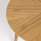 WHITE LABEL LIVING Fabio sofabord, rund - natur egefinér og egetr (80)