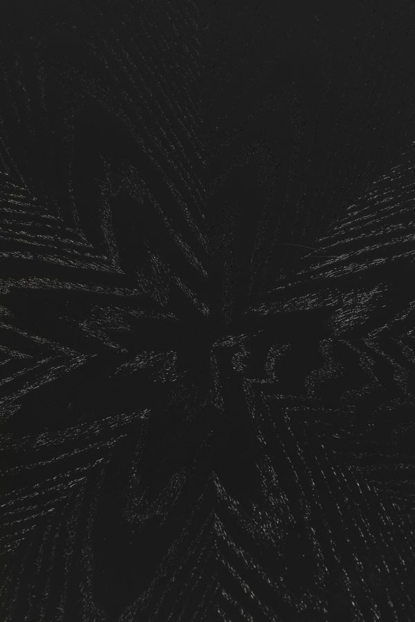 WHITE LABEL LIVING Fabio sofabord, rund - sort egefinér og egetr (80)