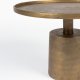WHITE LABEL LIVING Mason sofabord, rund - antik messing aluminium/metal (60)