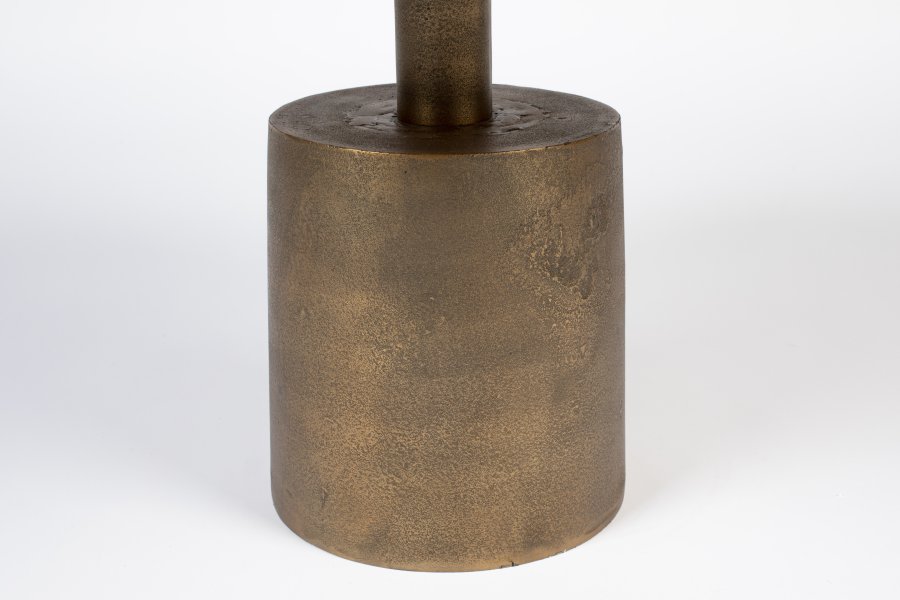 WHITE LABEL LIVING Mason sofabord, rund - antik messing aluminium/metal (60)