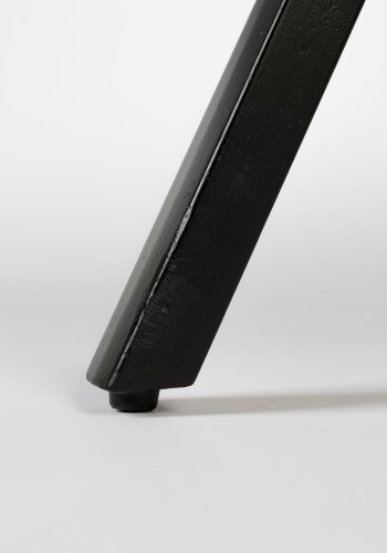 WHITE LABEL LIVING Suri sofabord, Large, rund - sort teaktr og sort metal (74)